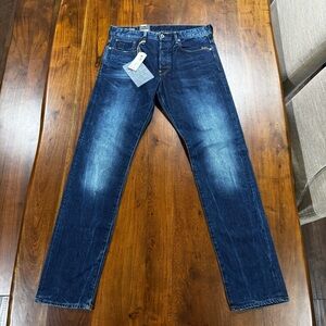 New G Star Raw Stean Tapered Jeans in Dark Aged Size W34 L34